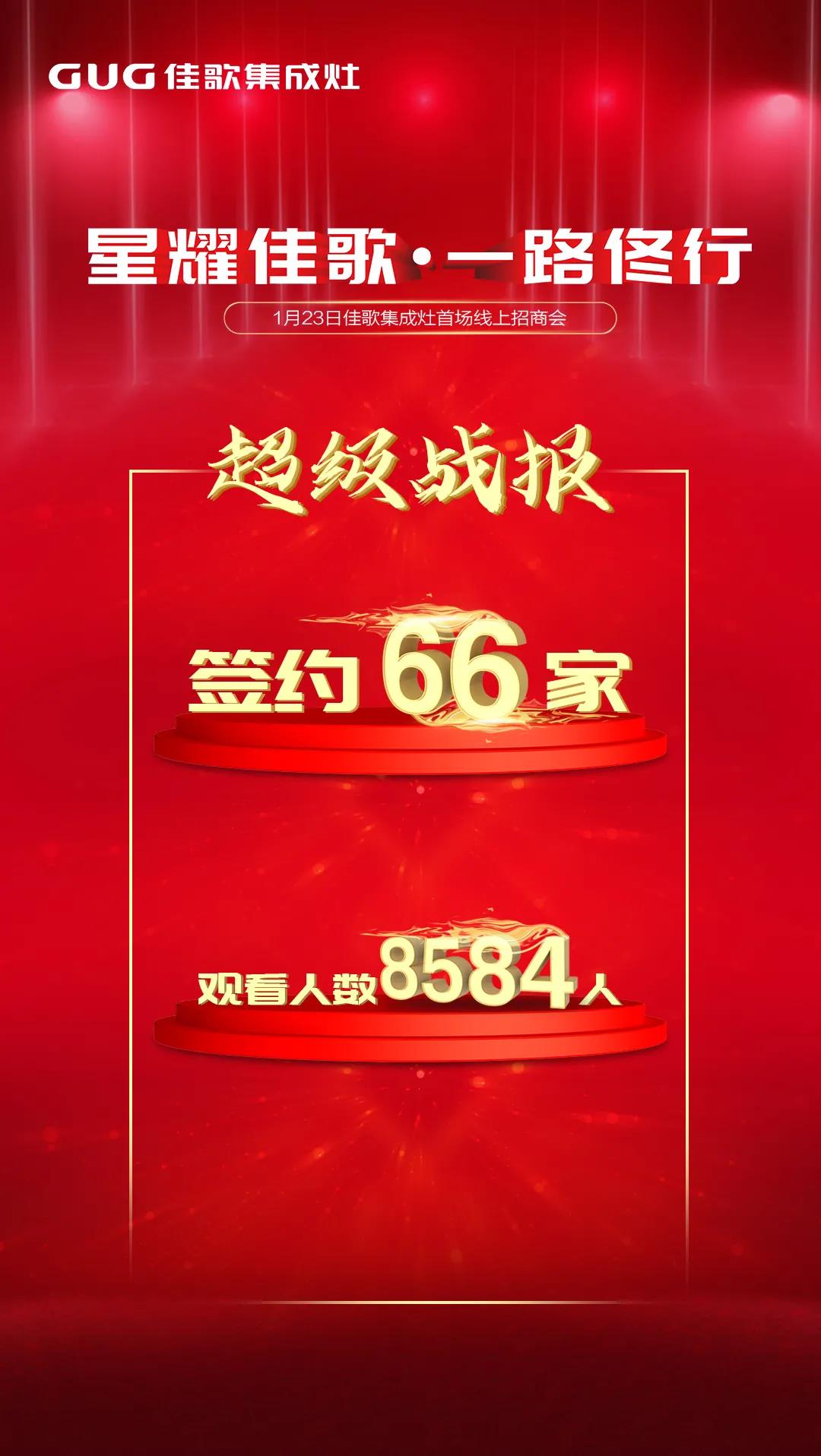 星耀佳歌·一路佟行——2021年佳歌集成灶首场线上直播品牌推荐会完美收官! 星耀佳歌·一路佟行——2021年佳歌集成灶首场线上直播品牌推荐会完美收官!