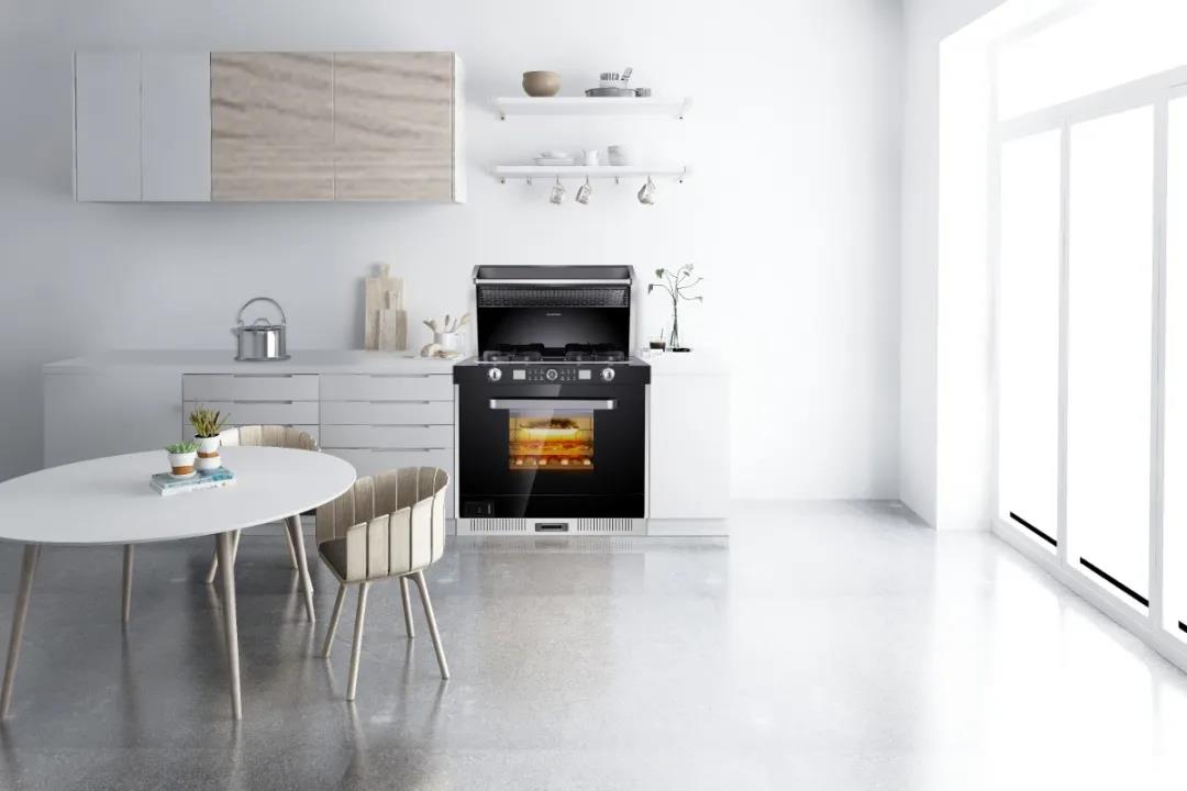 开放式厨房有“硬伤”？佳歌蒸烤消一体集成灶帮你解决！