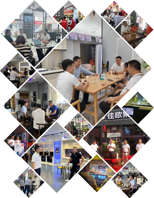 佳歌集团总裁袁海滨一行走访一线终端市场考察！