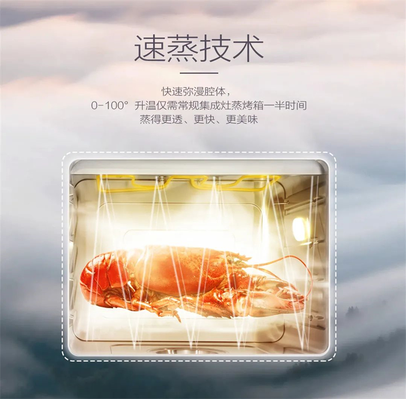 双腔同步，美味加速，佳歌新品A3DZK双蒸一烤集成灶来了！